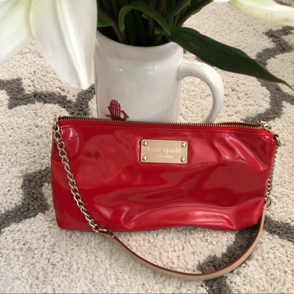 Kate Spade Rectangular Coral Red Bag
